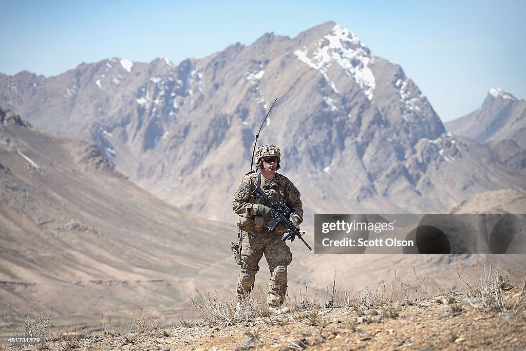 U.S. Soldiers Continue Patrols Outside FOB Shank In Afghanistan