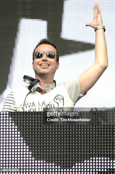 Sander Van Doorn performs during the Ultra Music Festival at Bayfront Park Amphitheater on March 30, 2014 in Miami, Florida.
