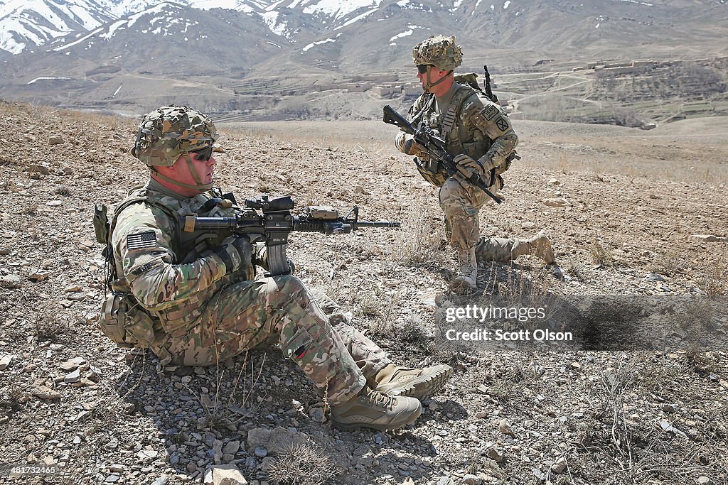 U.S. Soldiers Continue Patrols Outside FOB Shank In Afghanistan