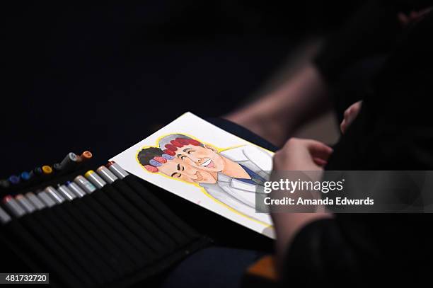 General view of atmosphere at the Film Independent at LACMA "An Evening With...Hannibal" event at the Bing Theatre at LACMA on July 23, 2015 in Los...