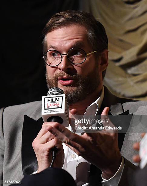 Writer Bryan Fuller attends the Film Independent at LACMA "An Evening With...Hannibal" event at the Bing Theatre at LACMA on July 23, 2015 in Los...