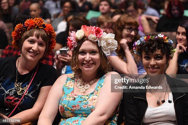 General view of atmosphere at the Film Independent at LACMA "An Evening With...Hannibal" event at the Bing Theatre at LACMA on July 23, 2015 in Los...