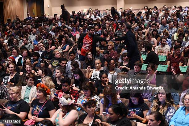 General view of atmosphere at the Film Independent at LACMA "An Evening With...Hannibal" event at the Bing Theatre at LACMA on July 23, 2015 in Los...