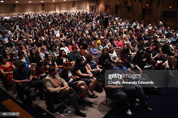 General view of atmosphere at the Film Independent at LACMA "An Evening With...Hannibal" event at the Bing Theatre at LACMA on July 23, 2015 in Los...