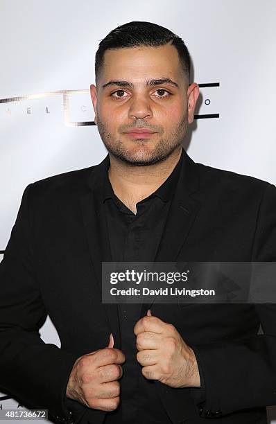 Designer Michael Costello attends the Michael Costello and Style PR Capsule Collection launch party on July 23, 2015 in Los Angeles, California.