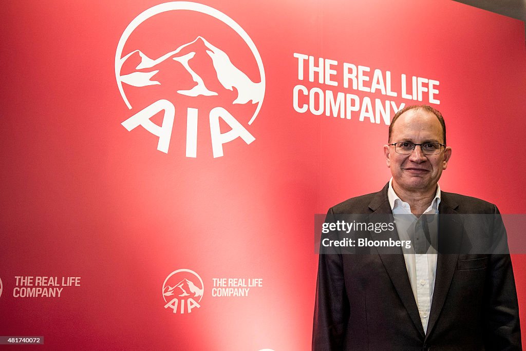 AIA Group Ltd. President And Chief Executive Officer Mark Tucker Attends Earnings News Conference