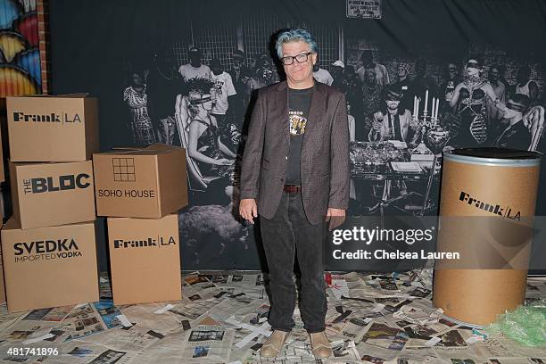 Frank LA curator Mat Gleason arrives at the Frank LA Issue release celebration 'No. 001 - No Place Like Home' benefitting LAMP community on July 23,...