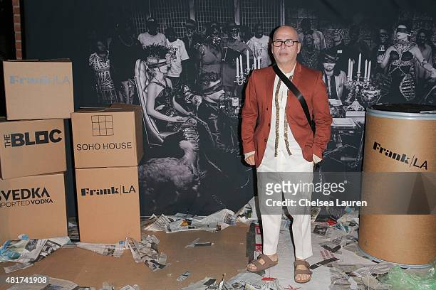 Fashion Designer / Frank LA collaborator Louis Verdad arrives at the Frank LA Issue release celebration 'No. 001 - No Place Like Home' benefitting...