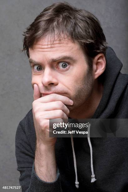 Actor Bill Hader is photographed at the Sundance Film Festival 2014 for Self Assignment on January 25, 2014 in Park City, Utah.