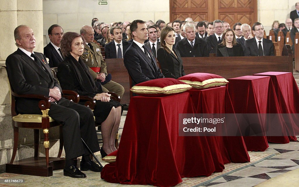State Funeral For Former President Adolfo Suarez