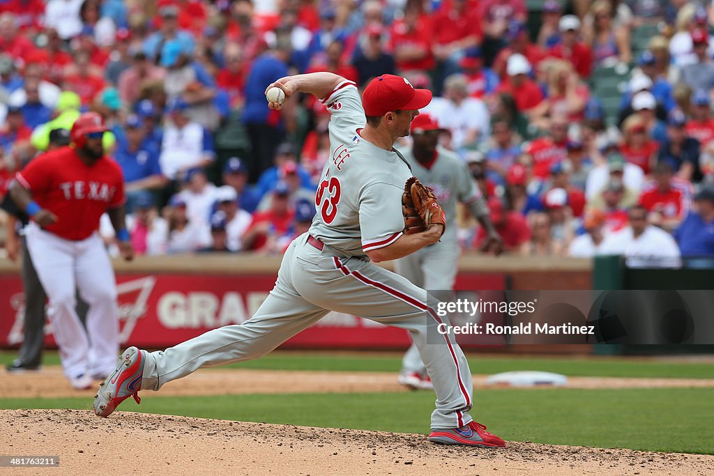 Philadelphia Phillies v Texas Rangers