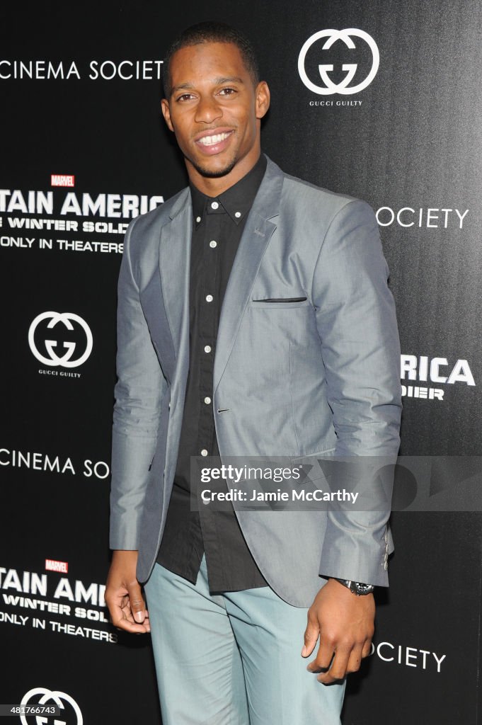 The Cinema Society & Gucci Guilty Host A Screening Of Marvel's "Captain America: The Winter Soldier" - Arrivals