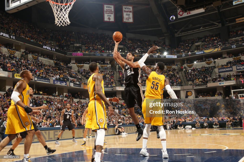 San Antonio Spurs v Indiana Pacers