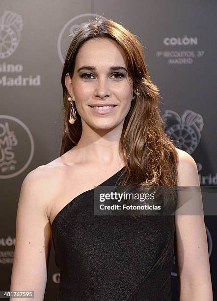 Celia Freijero attends Casino Gran Madrid-Colon Goya's Party on March 31, 2014 in Madrid, Spain.