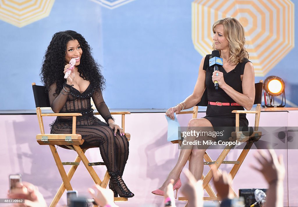 Nicki Minaj Performs On ABC's "Good Morning America"