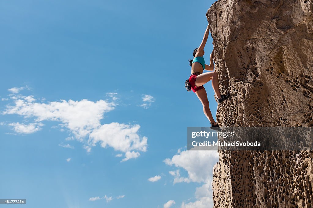 Women Rockclimber