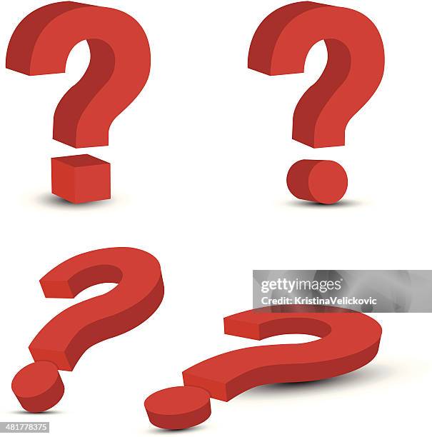 question marks - question mark white background stock illustrations