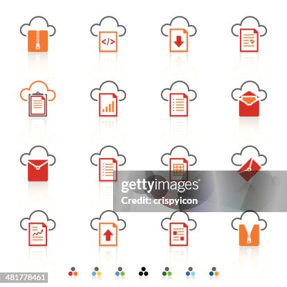 Cloud Computing icons Cloud Computing icons