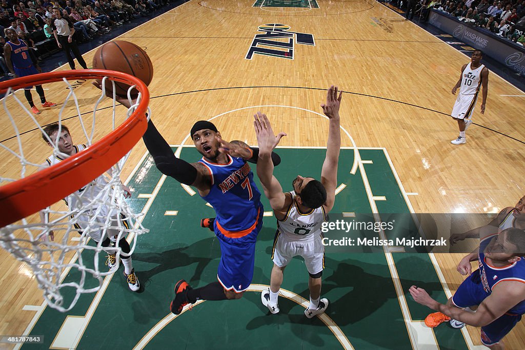 New York Knicks v Utah Jazz