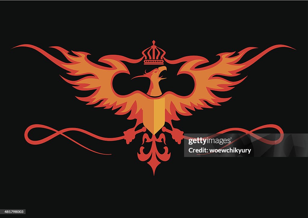 Heraldic Phoenix High-Res Vector Graphic - Getty Images