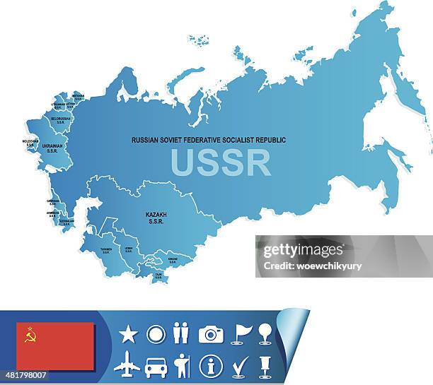 ソ連マップ - fsu点のイラスト素材／クリップアート素材／マンガ素材／アイコン素材