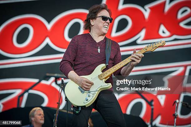 John McFee of The Doobie Brothers is photographed at the Quebec Music Festival in Quebec City for Self Assignment on July 16, 2015.