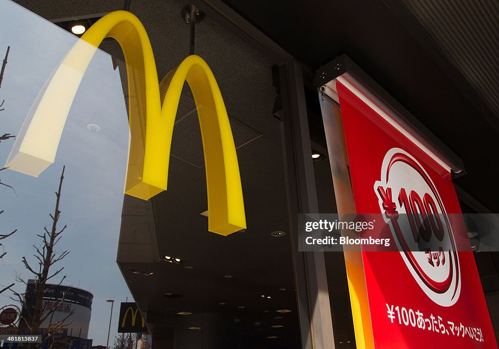 McDonald's Corp. Introduces 100-Yen Burger Against Sales Tax Hike