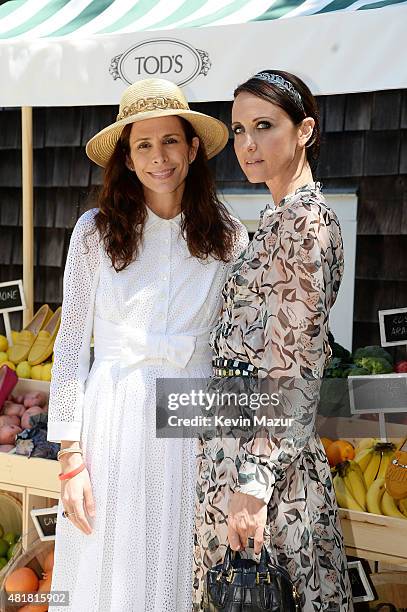 Fashion stylist Cristina Ehrlich and Tod's Creative Director Alessandra Facchinetti attend Alessandra Facchinetti and Jessica Seinfeld's Baby Buggy...