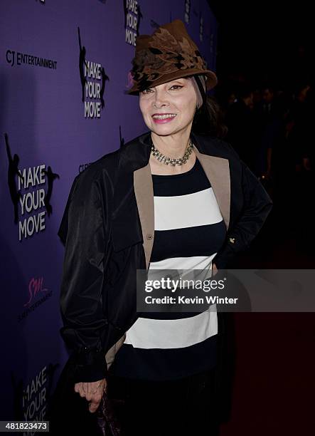 Singer Toni Basil arrives at a screening of "Make Your Move" at The Pacific Theatre at The Grove on March 31, 2014 in Los Angeles, California.