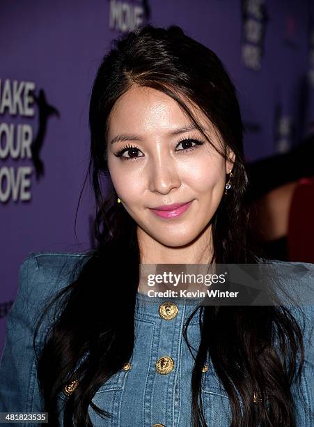 Actress BoA arrives at a screening of "Make Your Move" at The Pacific Theatre at The Grove on March 31, 2014 in Los Angeles, California.