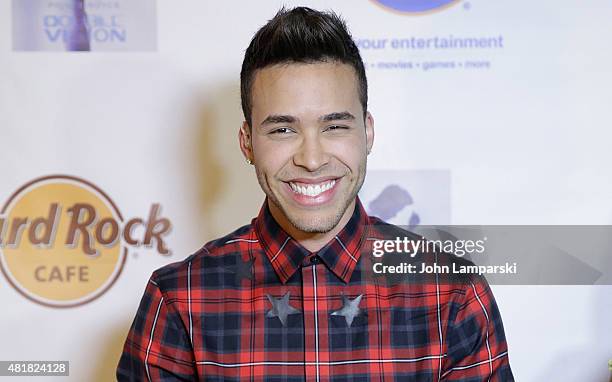 Prince Royce attends the "Double Vision" album release event at Hard Rock Cafe Yankee Stadium on July 24, 2015 in New York City.