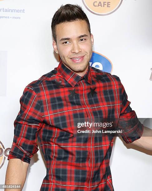 Prince Royce attends the "Double Vision" album release event at Hard Rock Cafe Yankee Stadium on July 24, 2015 in New York City.