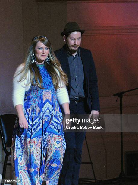 Isobel Campbell and Andy Cabic attends The Music of Paul Simon at Carnegie Hall on March 31, 2014 in New York City.