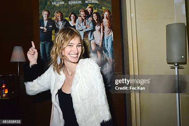 Pauline Lefevre attends the Moma Group President Benjamin Patou receives his friend Claude Lelouch during the 'Salaud on t'Aime' Premiere After Party...