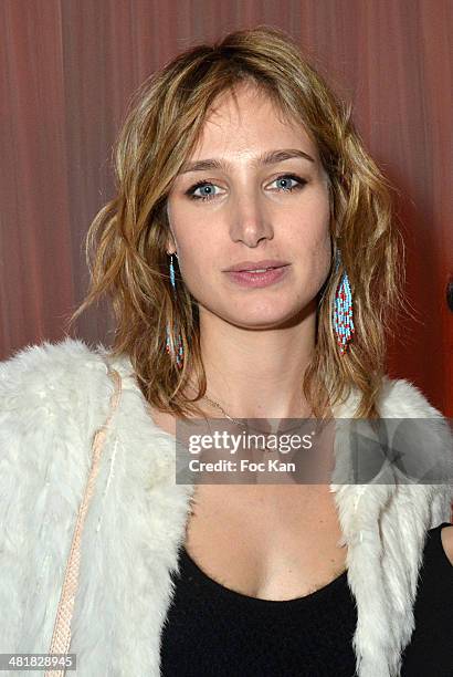 Pauline Lefevre attends the Moma Group President Benjamin Patou receives his friend Claude Lelouch during the 'Salaud on t'Aime' Premiere After Party...