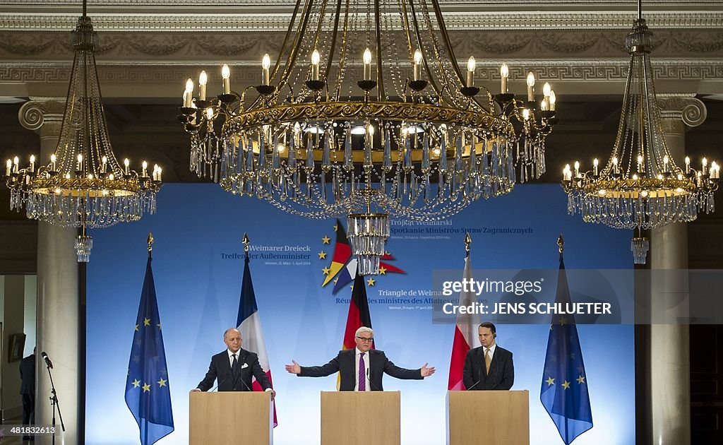 GERMANY-FRANCE-POLAND-DIPLOMACY-WEIMAR-TRIANGLE