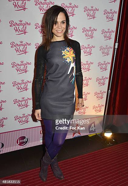 Melissa Mars attends the '300Eme of Berangere Krief' at the Theater Bobino on March 31, 2014 in Paris, France.