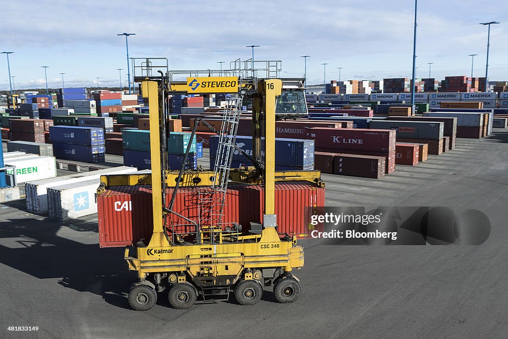 Container Port As Russian Slowdown Drags On Finland