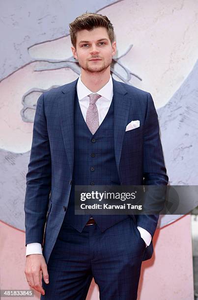 Jim Chapman attends the European premiere of "Divergent" at Odeon Leicester Square on March 30, 2014 in London, England.