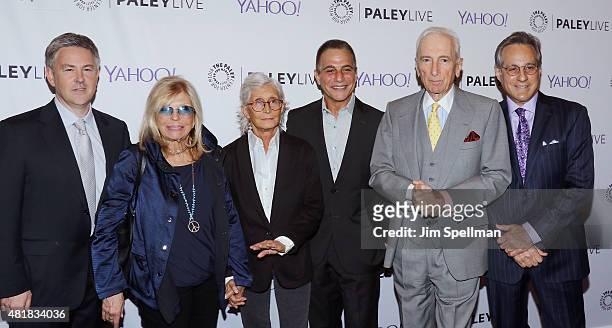 President at Sinatra Enterprises Charles Pignone, singer Nancy Sinatra, choreographer Twyla Tharp; actor Tony Danza author Gay Talese and drummer Max...
