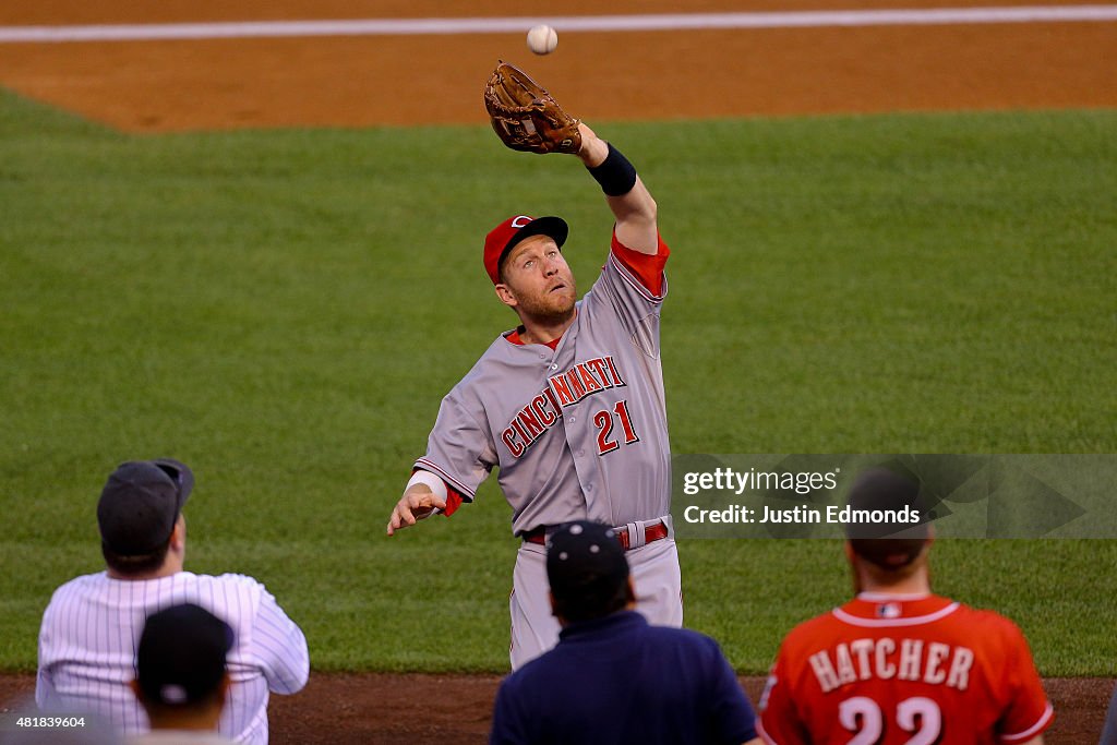 Cincinnati Reds v Colorado Rockies