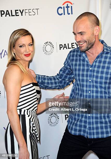 Actors Katie Cassidy and Paul Blackthorne participate in The Paley Center For Media's 32nd Annual PALEYFEST LA featuring The CW's "Arrow" and "The...