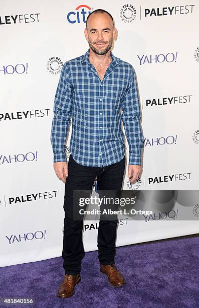 Actor Paul Blackthorne participates in The Paley Center For Media's 32nd Annual PALEYFEST LA featuring The CW's "Arrow" and "The Flash" held at The...