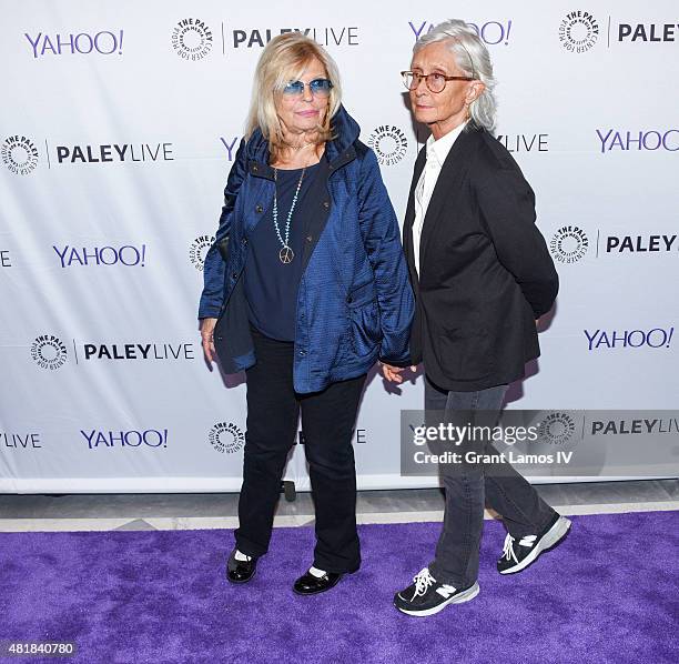 Singer Nancy Sinatra and choreographer Twyla Tharp attends The Paley Center for Media presents: Paley Centennial Salute to Frank Sinatra at The Paley...