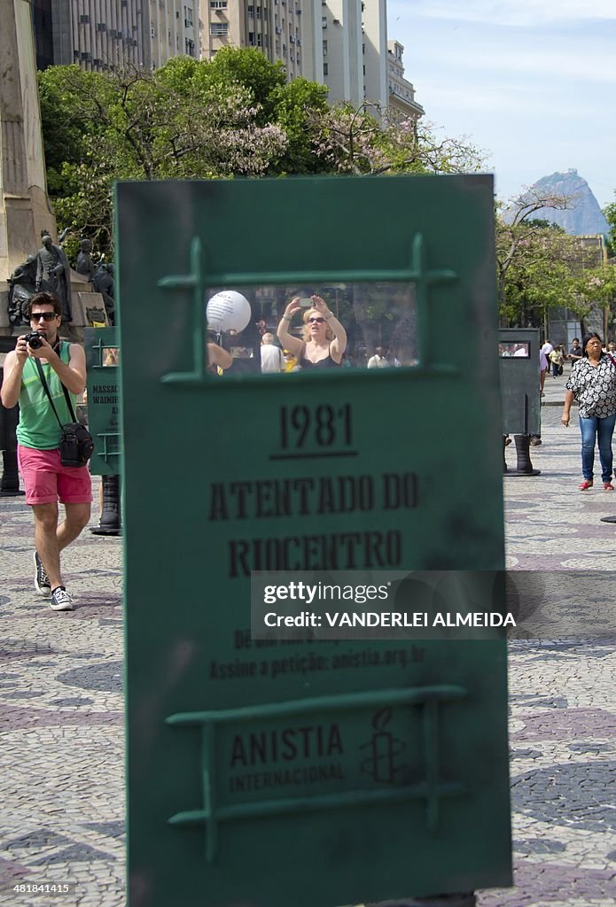 BRAZIL-POLITICS-DICTATORSHIP-ANNIVERSARY-DEMO