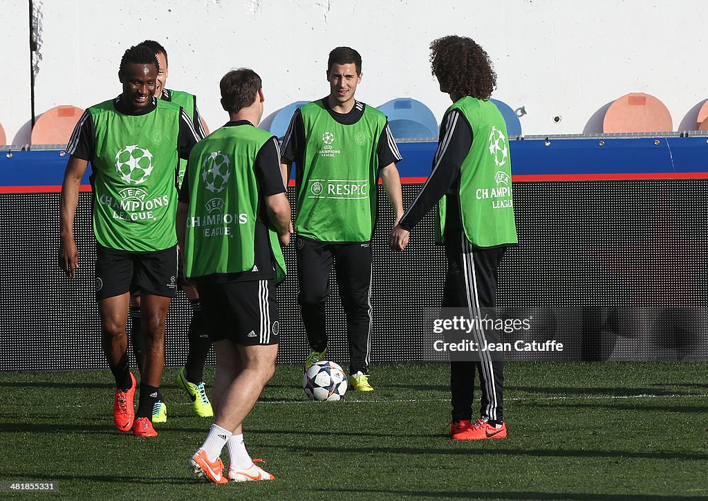 Chelsea Training Session and Press Conference