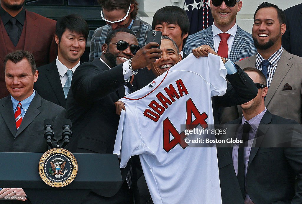 Red Sox Feted At White House