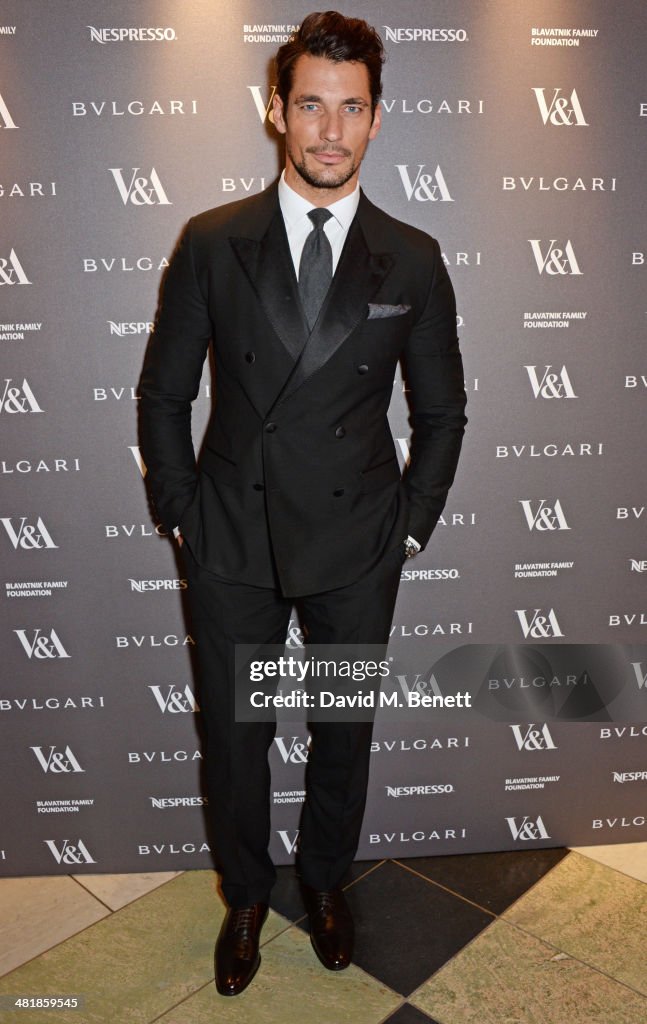 David Gandy attends a private dinner celebrating the Victoria and ...