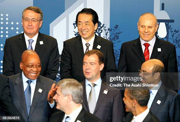 World leaders pose during a family photo session of the G20 Summit on June 27, 2010 in Toronto, Canada.