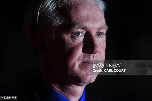 Irish milliner, Philip Treacy, attends the opening of 'The Glamour of Italian Fashion' exhibition at the Victoria and Albert Museum in central London...